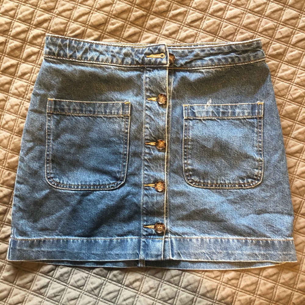 Blue jean skirt from Free People